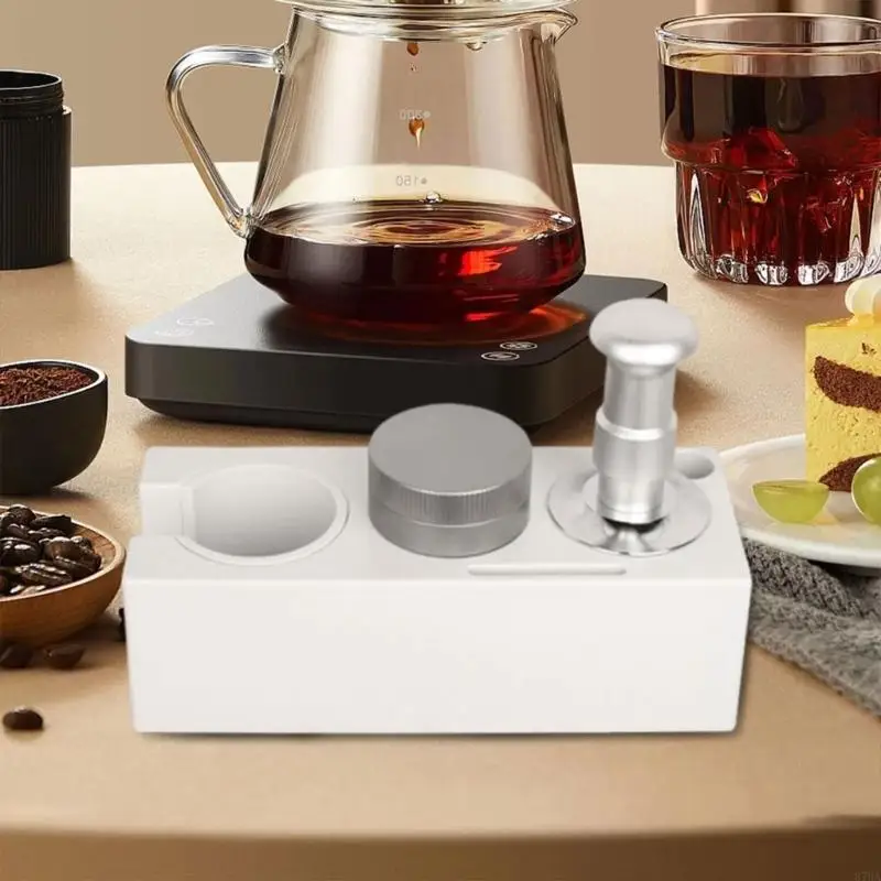 Dense Coffee Plunger Station with Multiple Hole Storage and Modifiable Screw Hat for Coffee Equipment 87HA