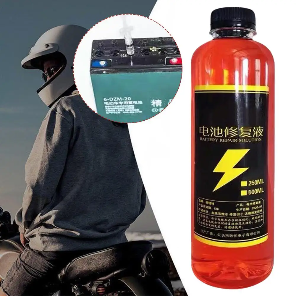 Battery Repair Liquid 500ml Effective Repair Fluid Battery Restore Liquid Extends Battery Life Efficient Repair For Truck Car