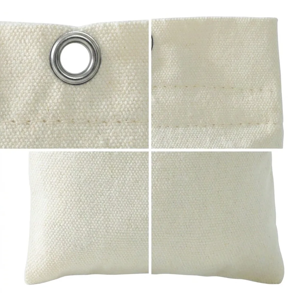 Canvas Curtain Weights with Metal Clips Sand Fillable for Patio Garden Outdoor Curtains For windows 12.5x15cm 8pcs