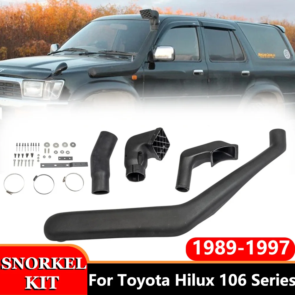 

Air Intake Snorkel Kit For Toyota Hilux 106 Series 1989-1997 Auto Parts Wading Breath Hose Off Road 4x4 Exterior Accessories