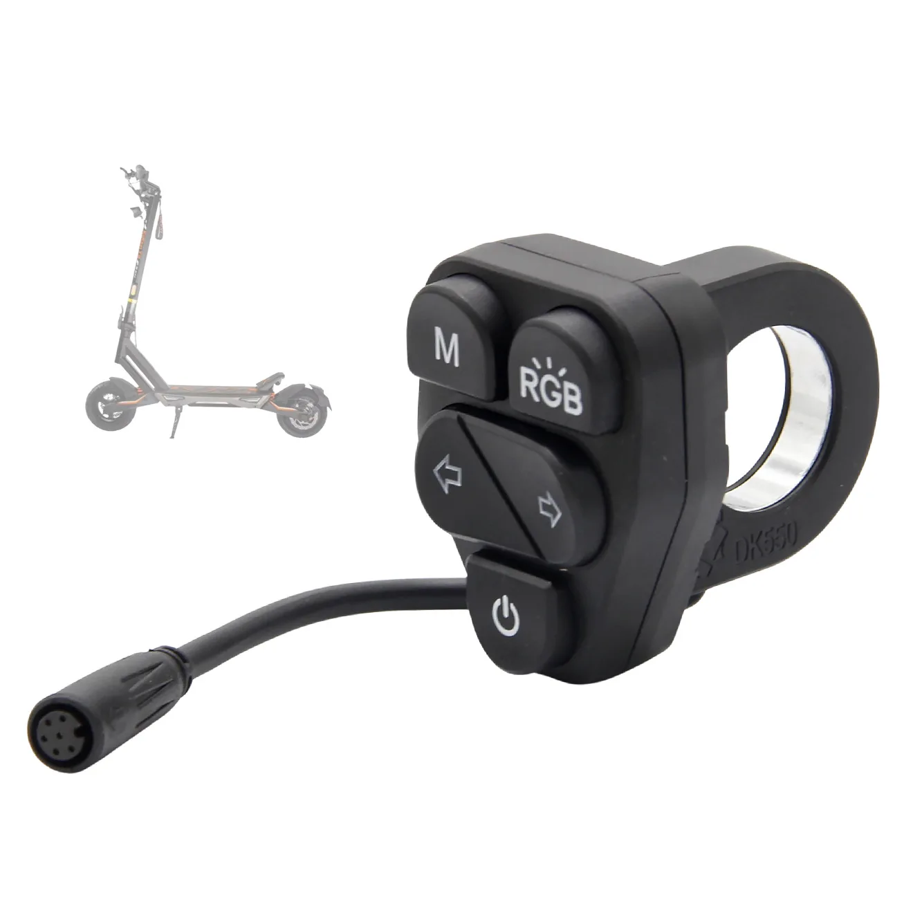 Scooter Accessories Kukirin T3 Multi-function Switch Left and Right Direction M Key Headlight Switch Button Accessories