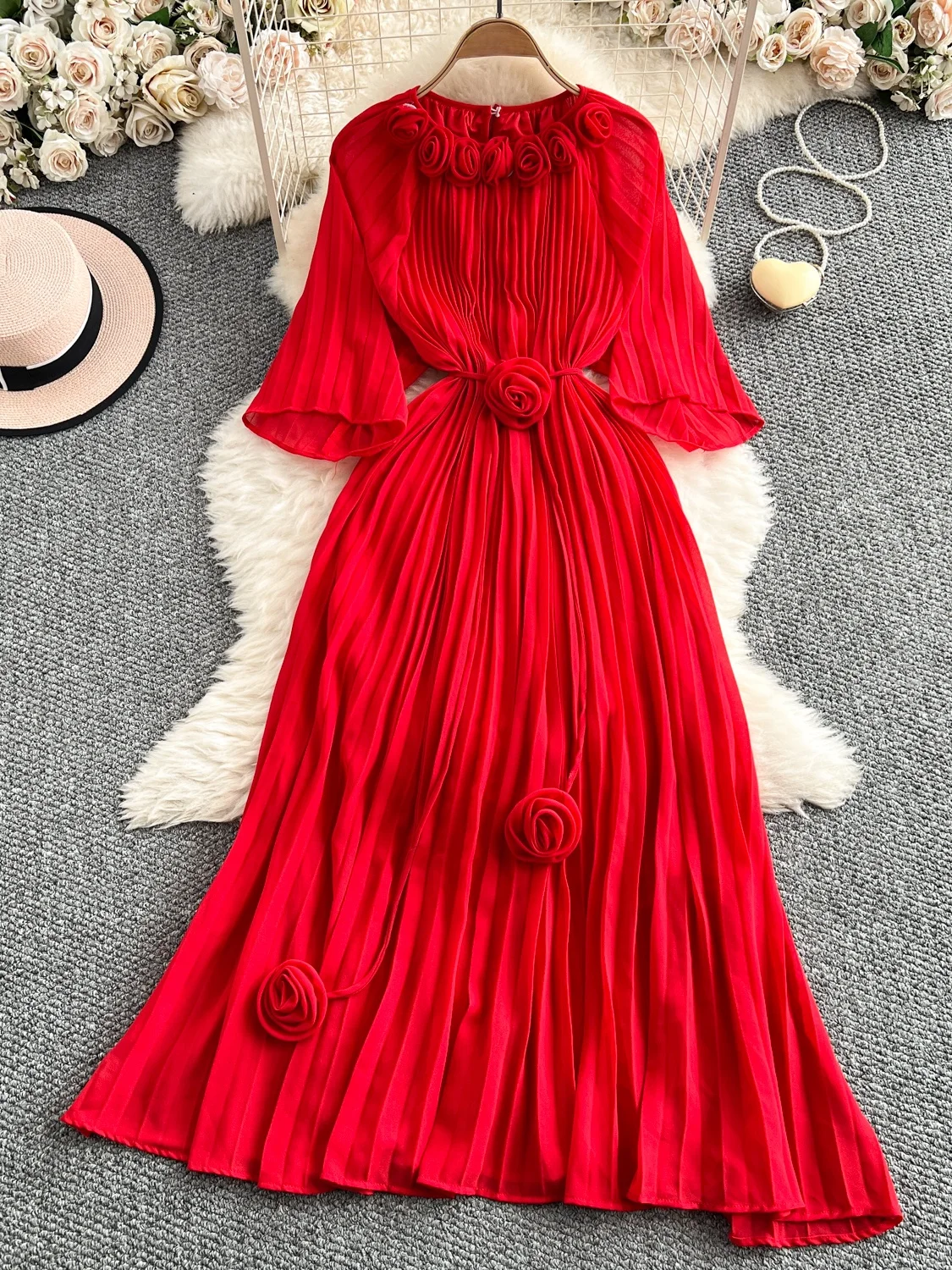 Ele A-Line Midi Dr … - image