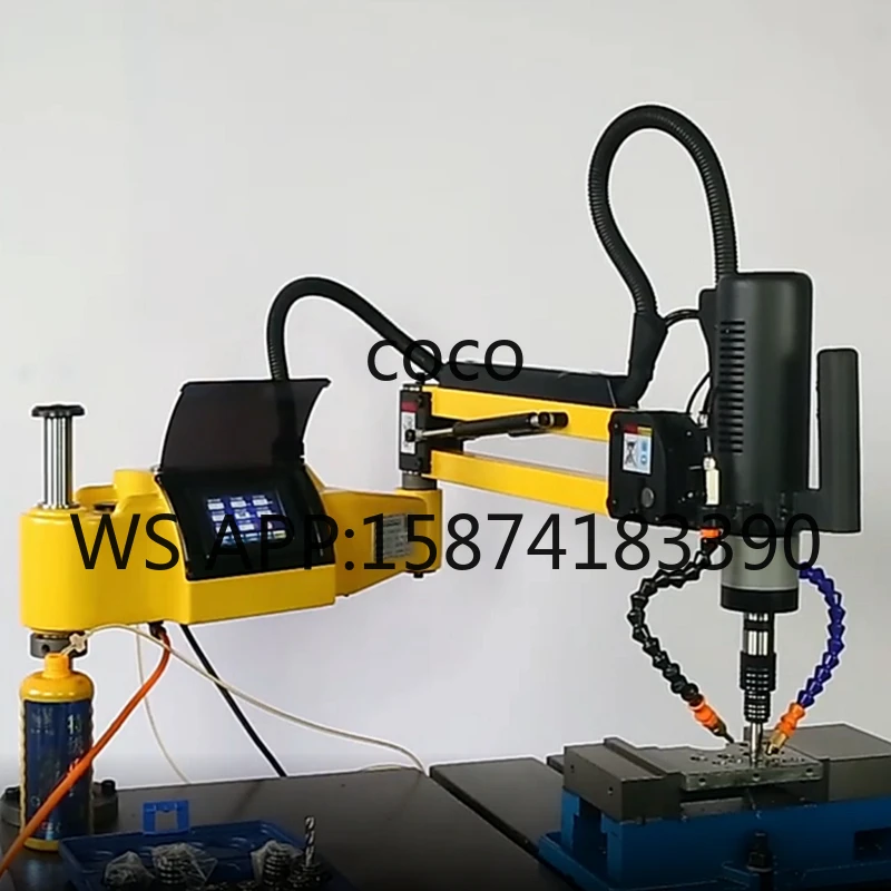 Vertical & Universal Optional CNC Tapping Arm M6-M36 Servo Electric Threaded Drilling Tapping Machine with Chucks
