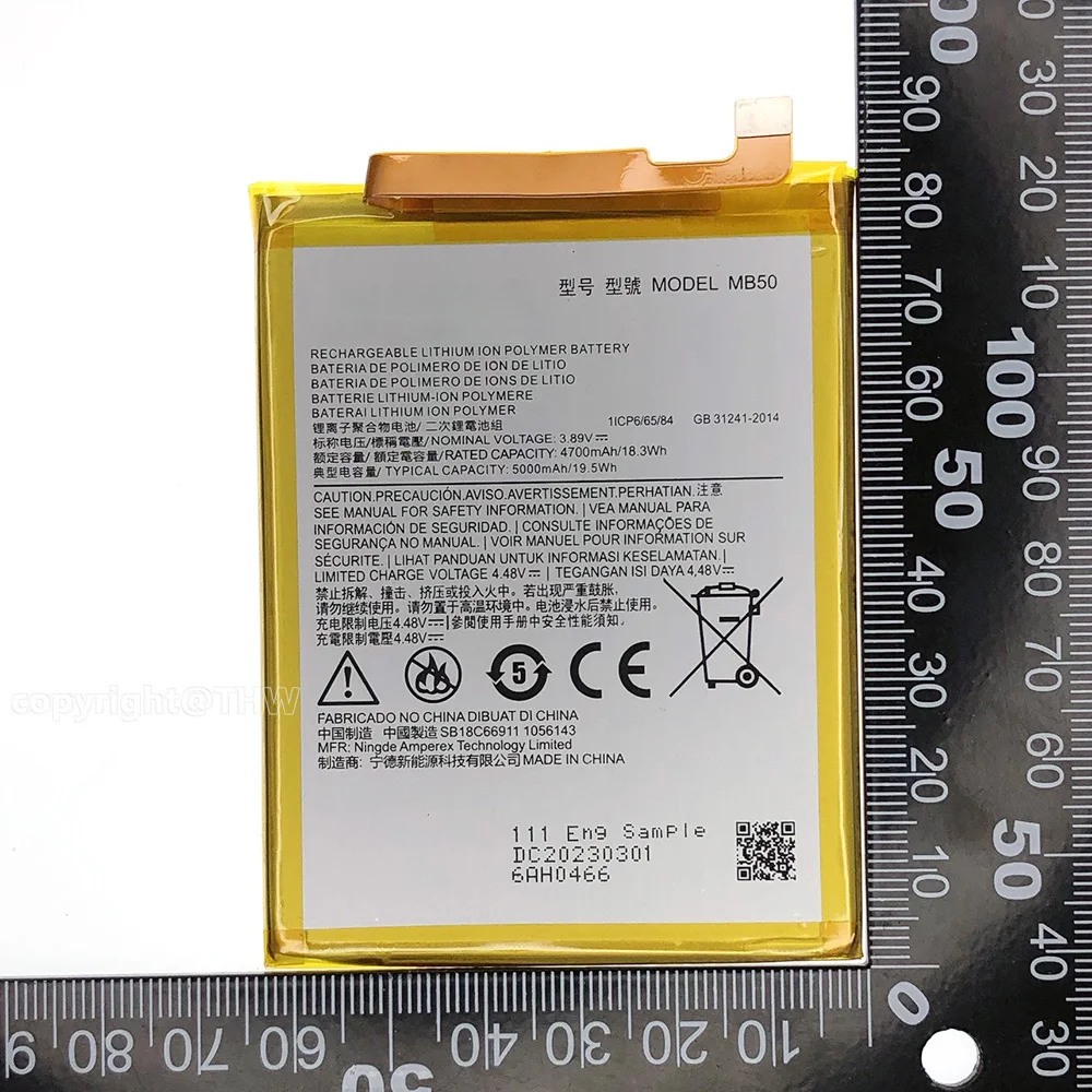 100% Original REAL Genuine MB50 BATTERY For MOTO EDGE S30/2021/G200 XT2175-2 Repair Part High Capacity Mobile Phone Batteries