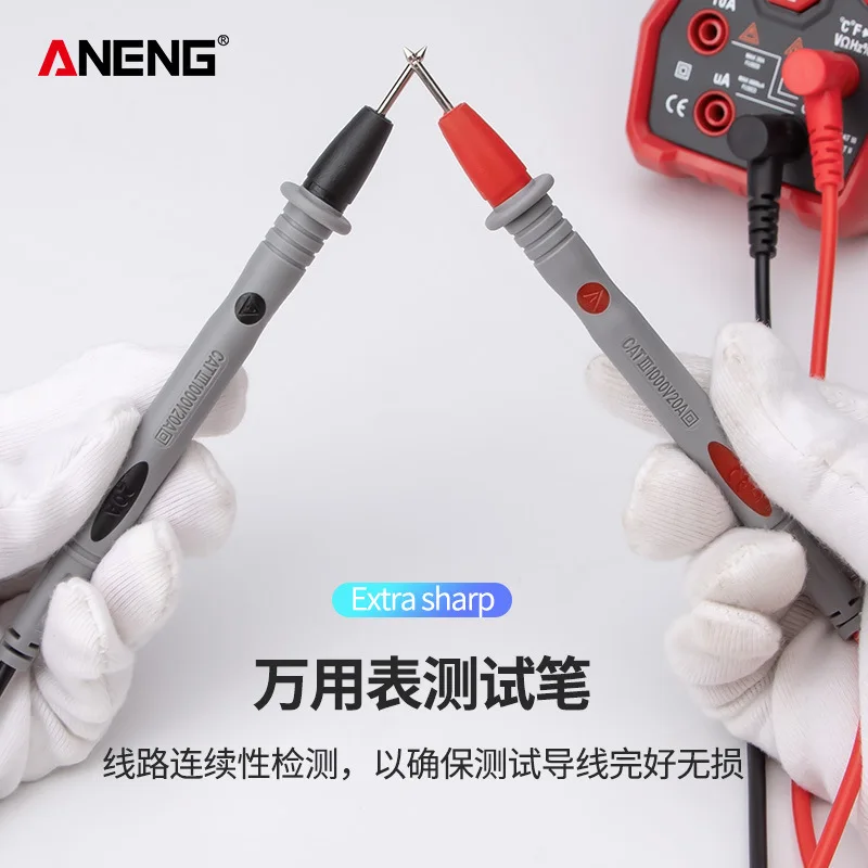 Test Lead Wire Multimeter Test Stick 1000V20A Universal Cold-resistant and High-temperature Resistant Silicone Test Lead Wire