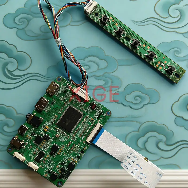 

For HB133WX1 LP133WH1 LP133WH2 NT133WHM Screen Drive Controller Board Kit 1366*768 2Mini-HDMI 30-Pin EDP Laptop Monitor 1366x768
