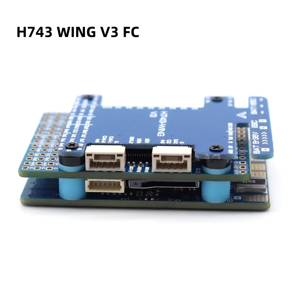 BaMasH743 WING V3 FC Fixed-wing Flight Control 2-8S Dual Gyroscope Supports Dual Cameras RC Model DIY