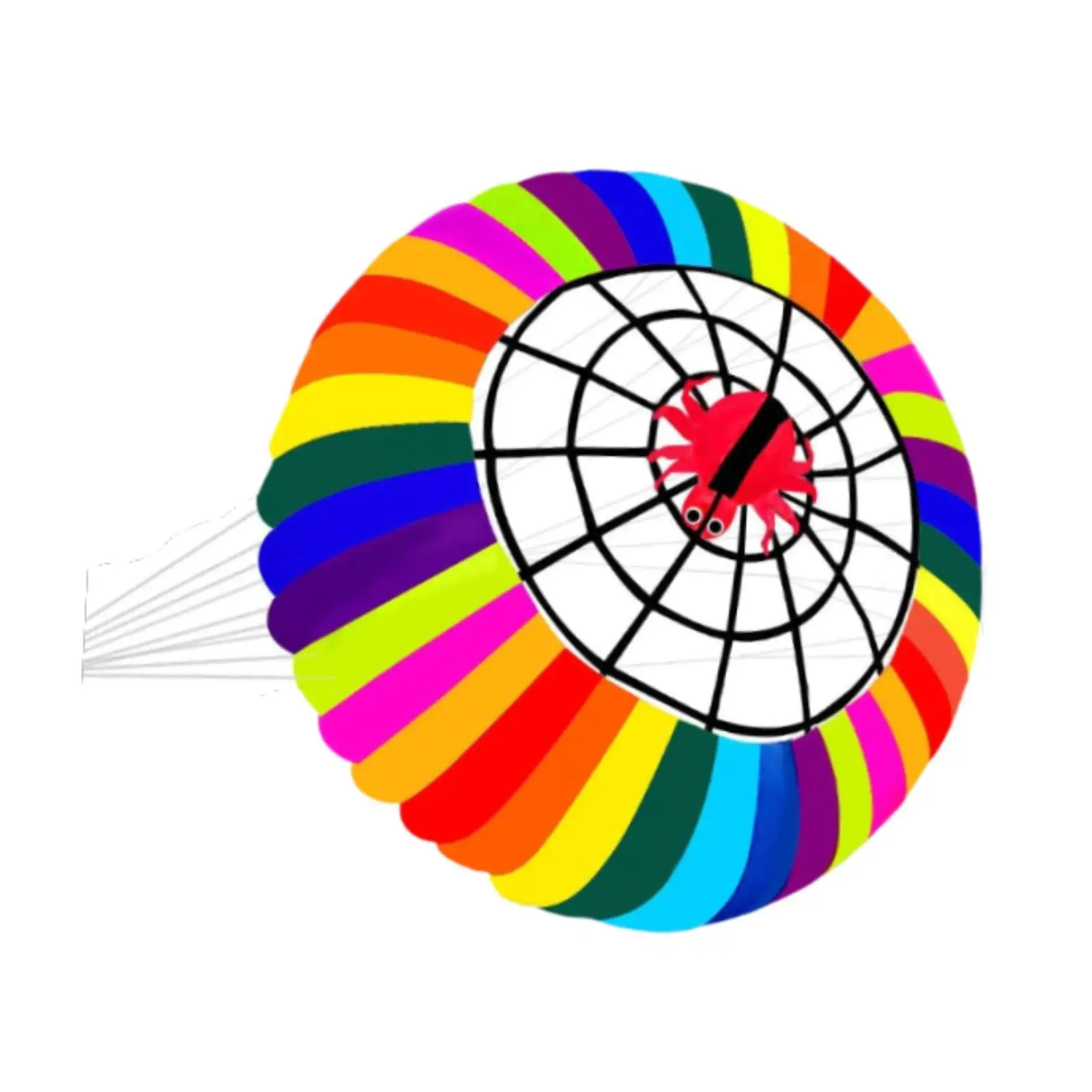 Rainbow Ring Kite Kleurrijk instapniveau Gigantisch Geen skelet Diameter 98 inch