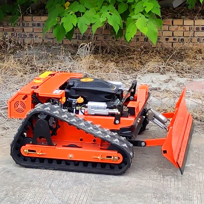 Fully automatic custom-made lawn mower, affordable in price, equipped with a grass clippings collector and a portable design.
