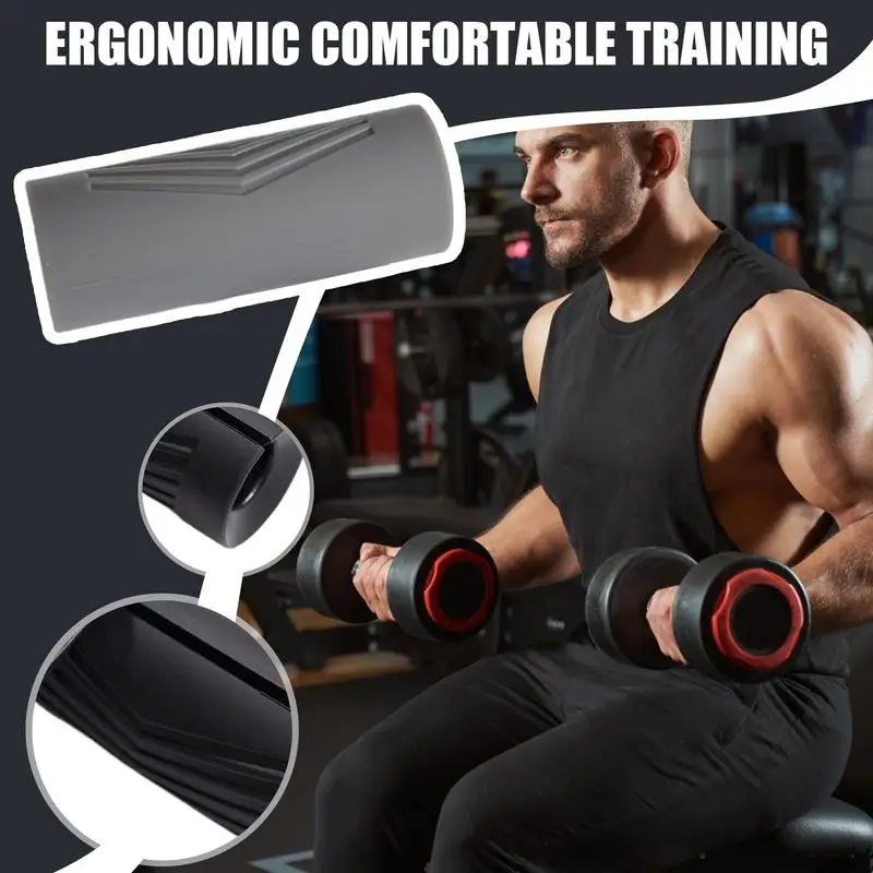 Dumbbell Grips Thick Barbell Fitness Gym Bar Grip Ergonomic Gym Accessories For Increasing Forearm Strength Biceps Arm Muscle