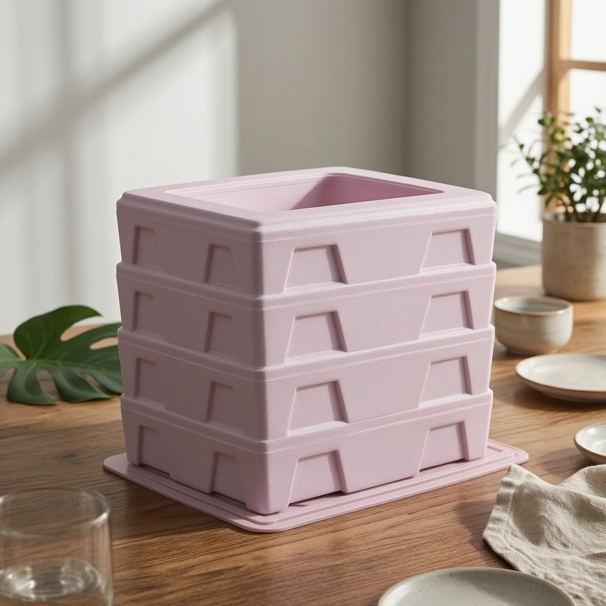 

5 Pieces Expanded Polypropylene Insulated Box Recessed Side Panels Rectangular Insulated Box Thermal Chill Carton Sturdy Storage