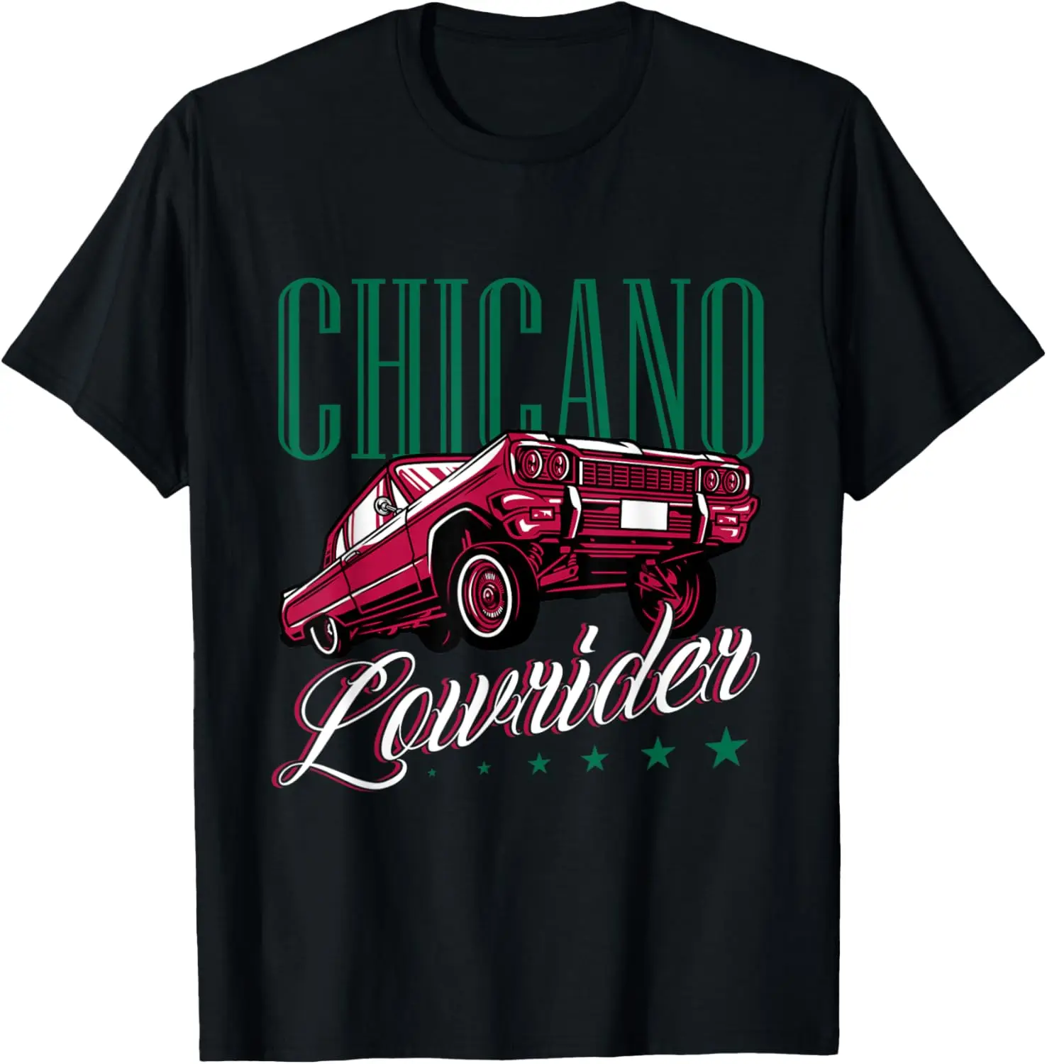 Chicano and chicana for Chicano Lowrider T-Shirt