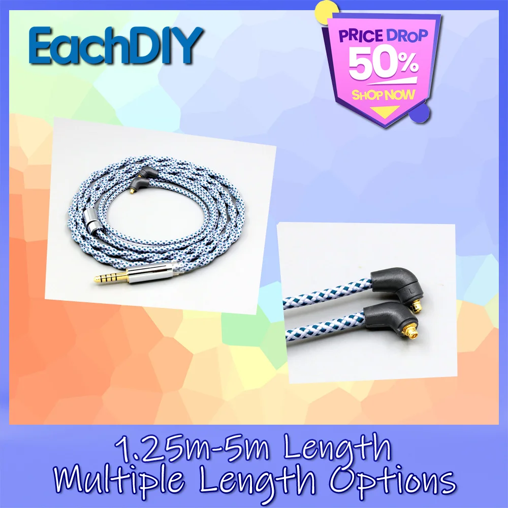 

OCC Shielding Earphone Cable 99% Pure Silver Mix Graphene For Etymotic ER3XR ER3SE ER4SR ER4XR ER2XR ER2SE LN008662