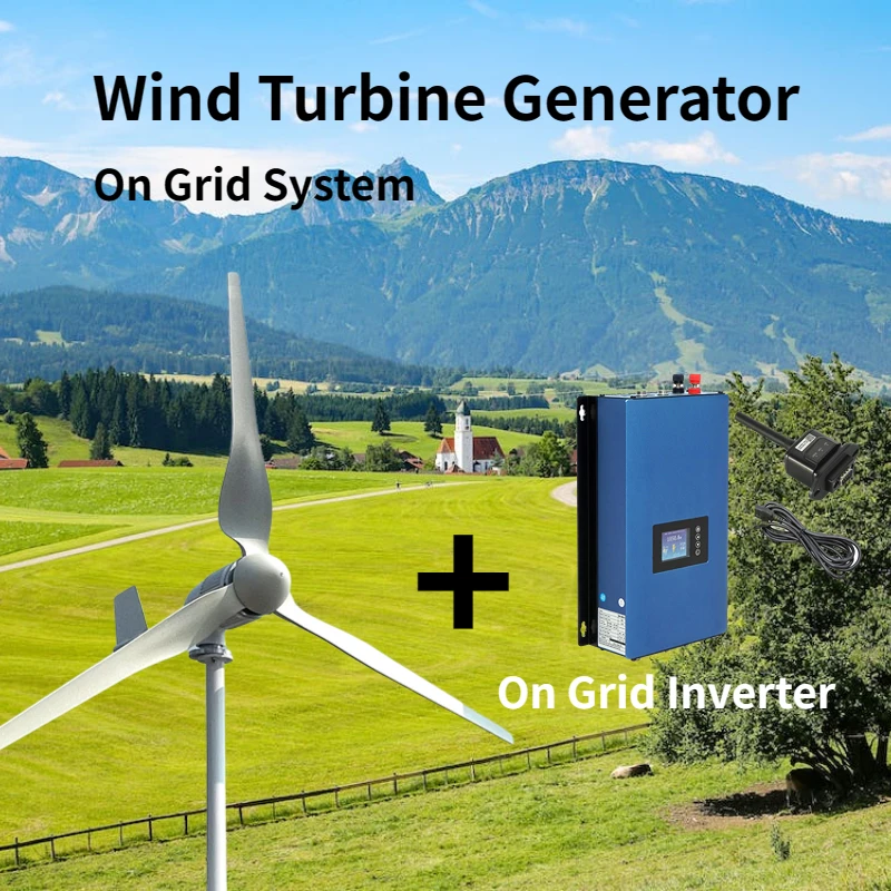 

Новая ветряная мельница на 10 кВт, 10000 Вт, 24 В, 48 В, 96 в, вертикальный ветряной турбинный генератор maglevin с инвертором для сетевой системы