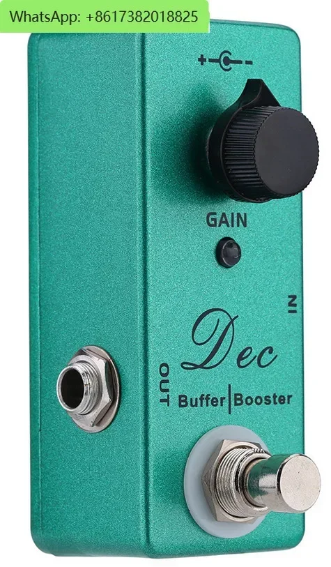 Electric guitar effector mini buffer BUFFER and boost BOOST