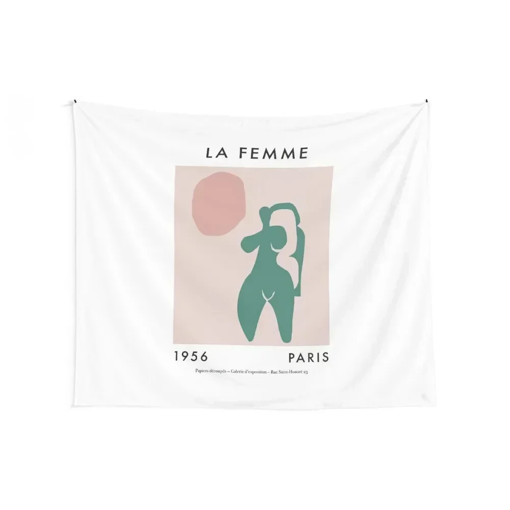 

La femme verte Art Tapestry Aesthetic Room Decorations Room Decorator Tapestry