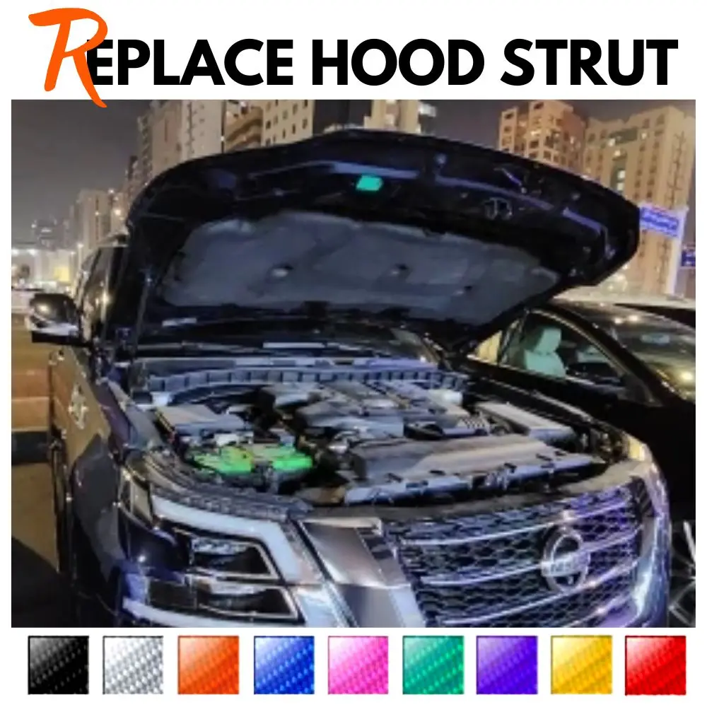 Front Hood Lift Supports for Nissan Patrol Y62 Sixth generation 2010-present Engine Dampers Shocks Arm Props Shocks Replace