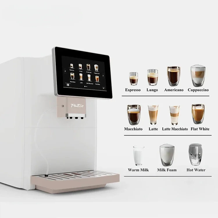 19 Bar Touch Screen Display Automatic One Touch Espresso Coffee Machine