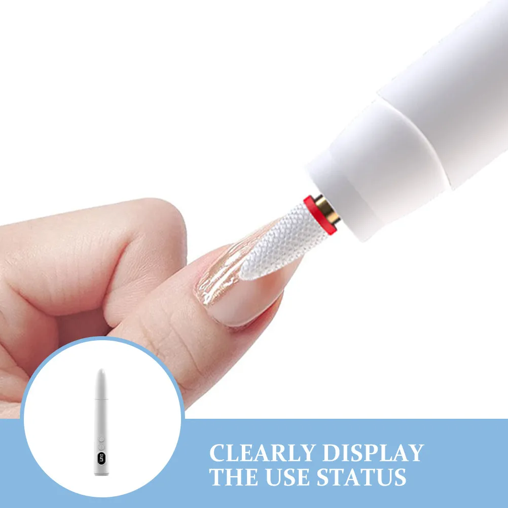 

50-10LED Screen Nail Drill Rechargeable Cordless Electric Nail Grinder for Manicure Pedicure Dead Skin Removal Professional