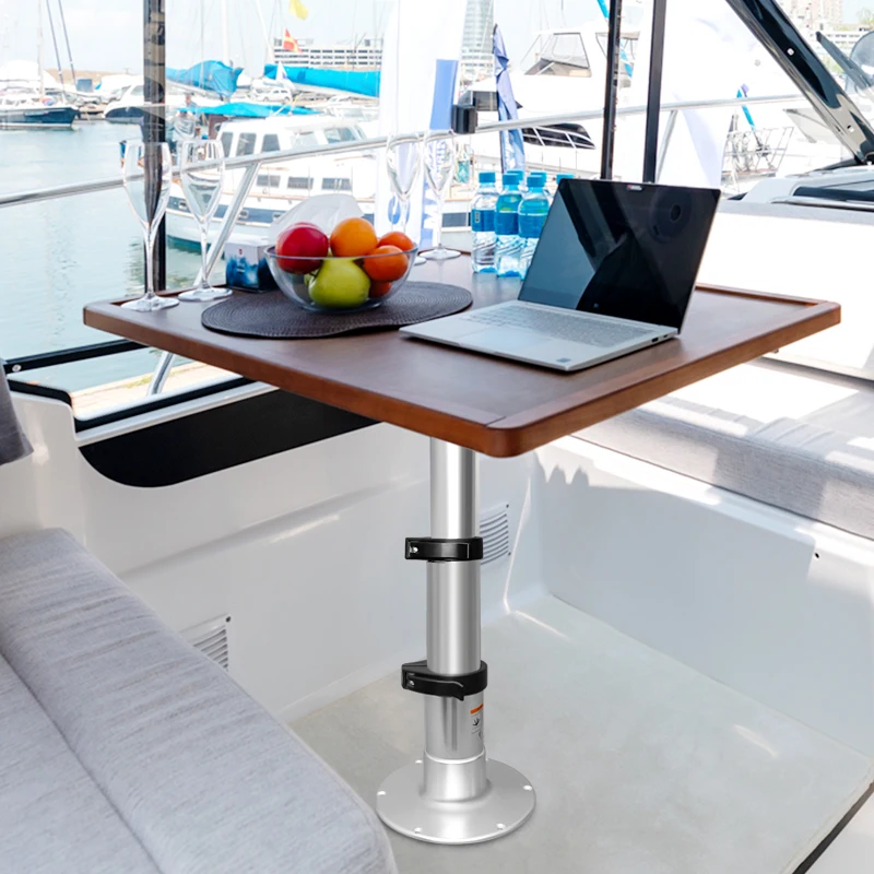 أرجل طاولة قابلة للتعديل، ثلاثة إعدادات للارتفاع، مصنوعة من سبائك الألومنيوم، مناسبة للمركبات الترفيهية واليخوت والاستخدام المنزلي. شحن سريع محلي.