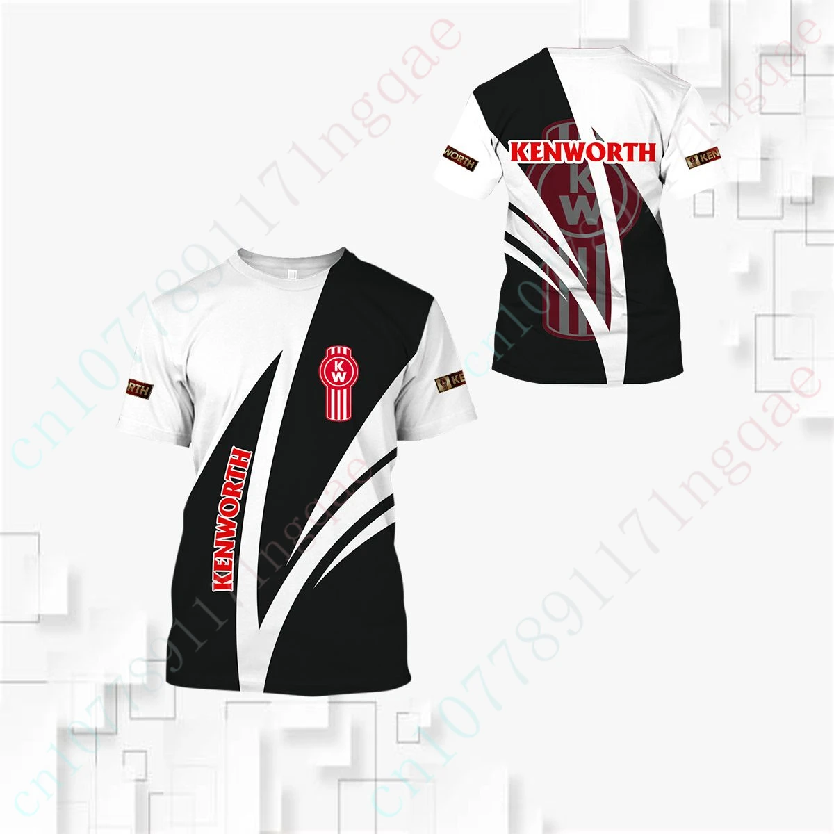 Kenworth T Shirt Anime Men's  Streetwear Oversized T-shirt  Clothing  Quick Drying Men's Clothing Harajuku  Casual Tee Casual 3D