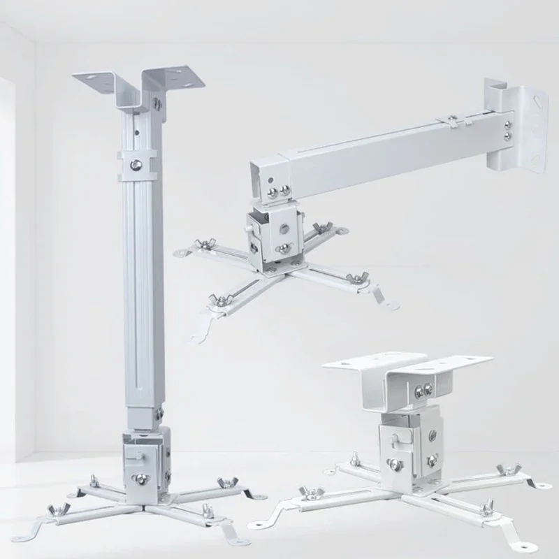Multifunktionaler Projektor-Aufhänger, 43–65 cm, In-Rohr-Kabelführung, einziehbarer Projektor, Decke, Wandbehang, Projektionsaufhänger