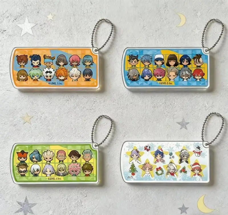 Jewelry HOT Game INAZUMA ELEVEN 11 Acrylic Keychain Pendant Bag Car Keychain Accessories Cell Phone Pendant Present Firend Gifts