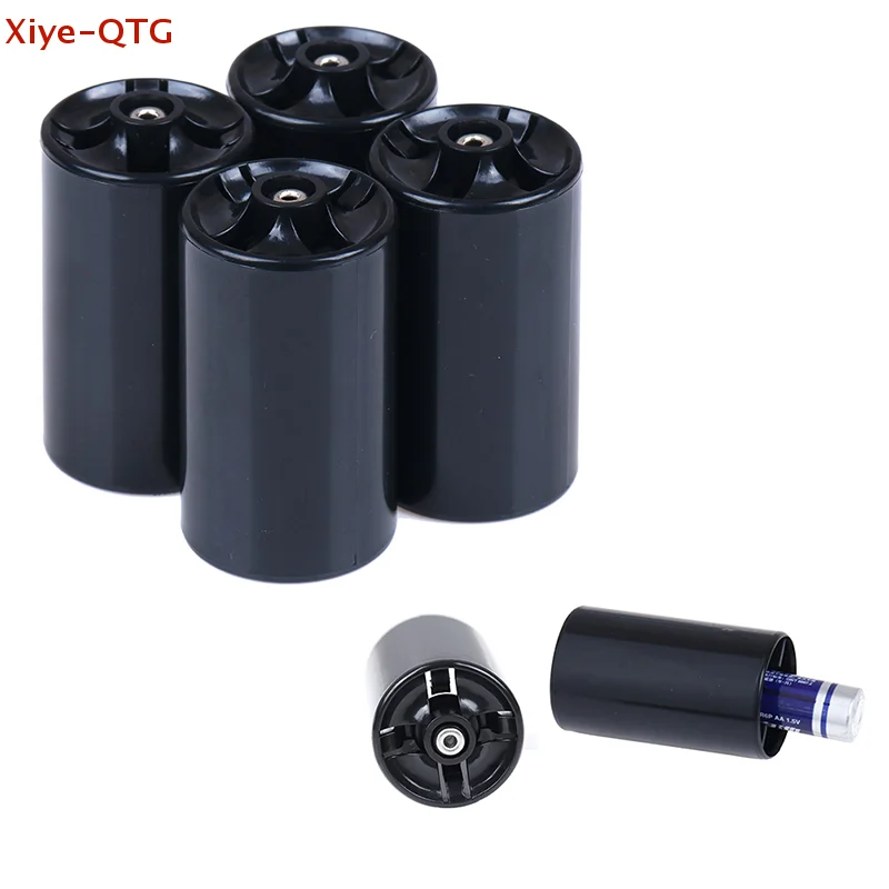 Hot! 4PCS AA to D type cell battery converter adapter holder batteries case switcher