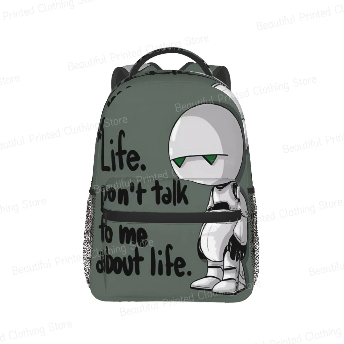 

Marvin Versatile Backpack Boys Girls Bookbag Don_t Talk To Me About Life Laptop Rucksack Shoulder Bag Daily portable bag