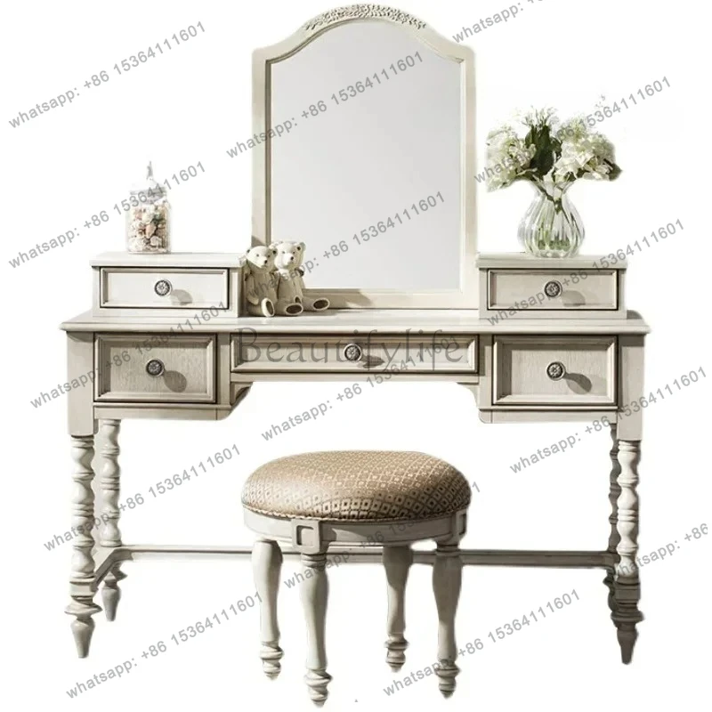 

New bedroom dresser solid wood high-end designer fashionable high-end exquisite creativity
