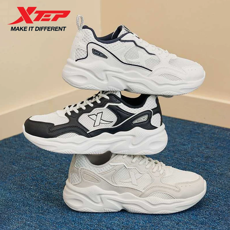 Xtep Sports Shoes Fashion Comfortable Casual Shoes For Women  Autumn  Increase Durability Leisure Outdoor Shoes 876318320020