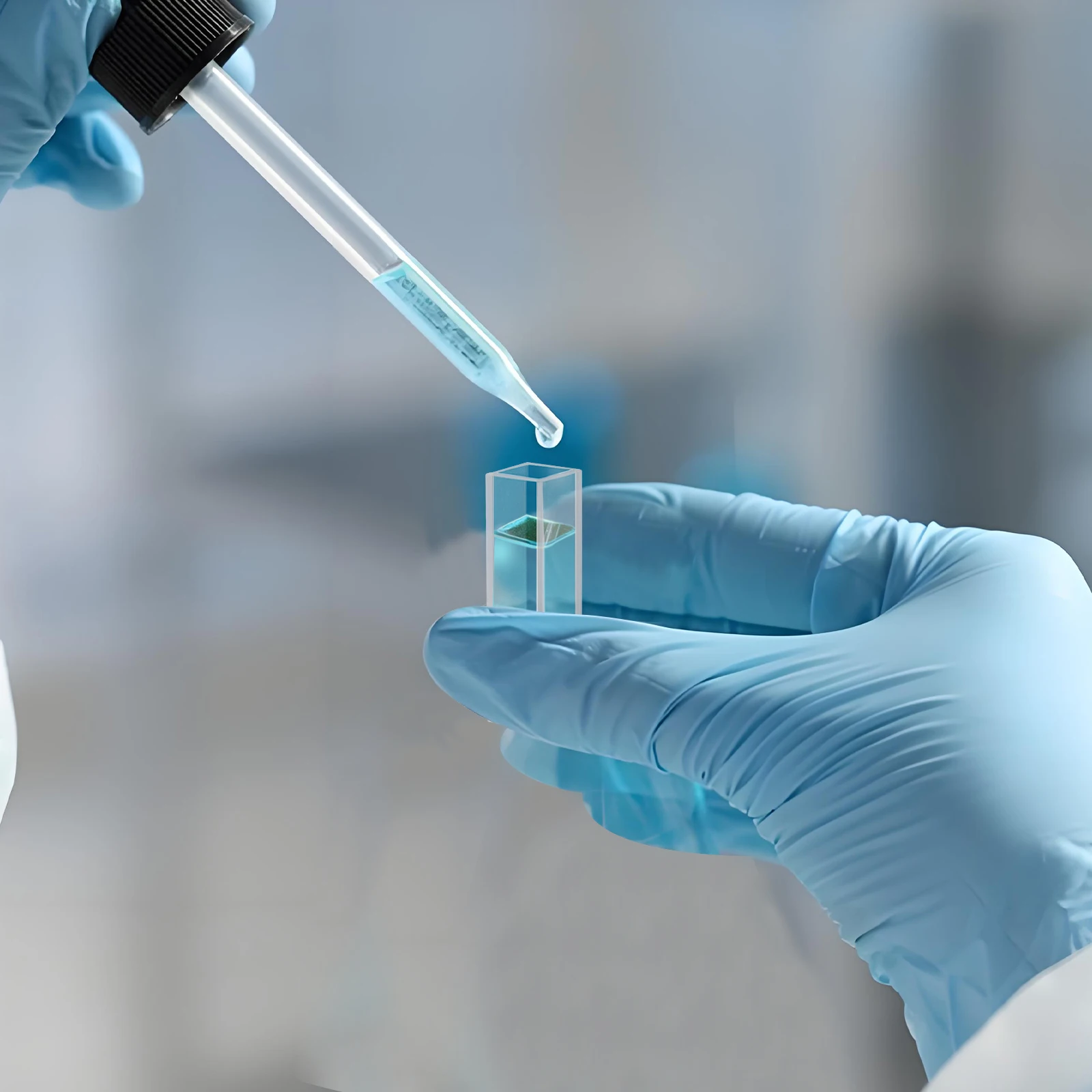 

2Pcs Quality Quartz Cuvette Laboratory Cuvette Durable and Practical for Accurate Measurements