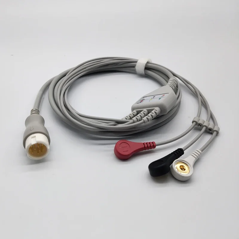 2pcs--M1972A/M1970A/M1975A/M1977A Snap ECG Cable