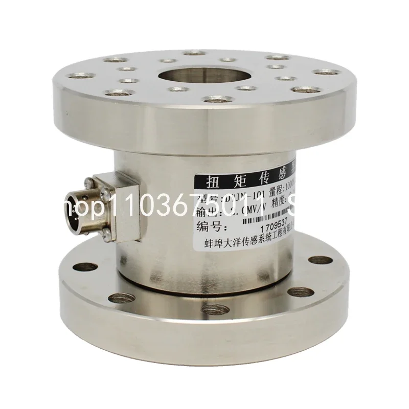 Torsion Force 20Nm 500Nm 5000Nm Static Torque Sensor Double Flange Rotary Torsional Non-Continuous  Transducer Compact structure