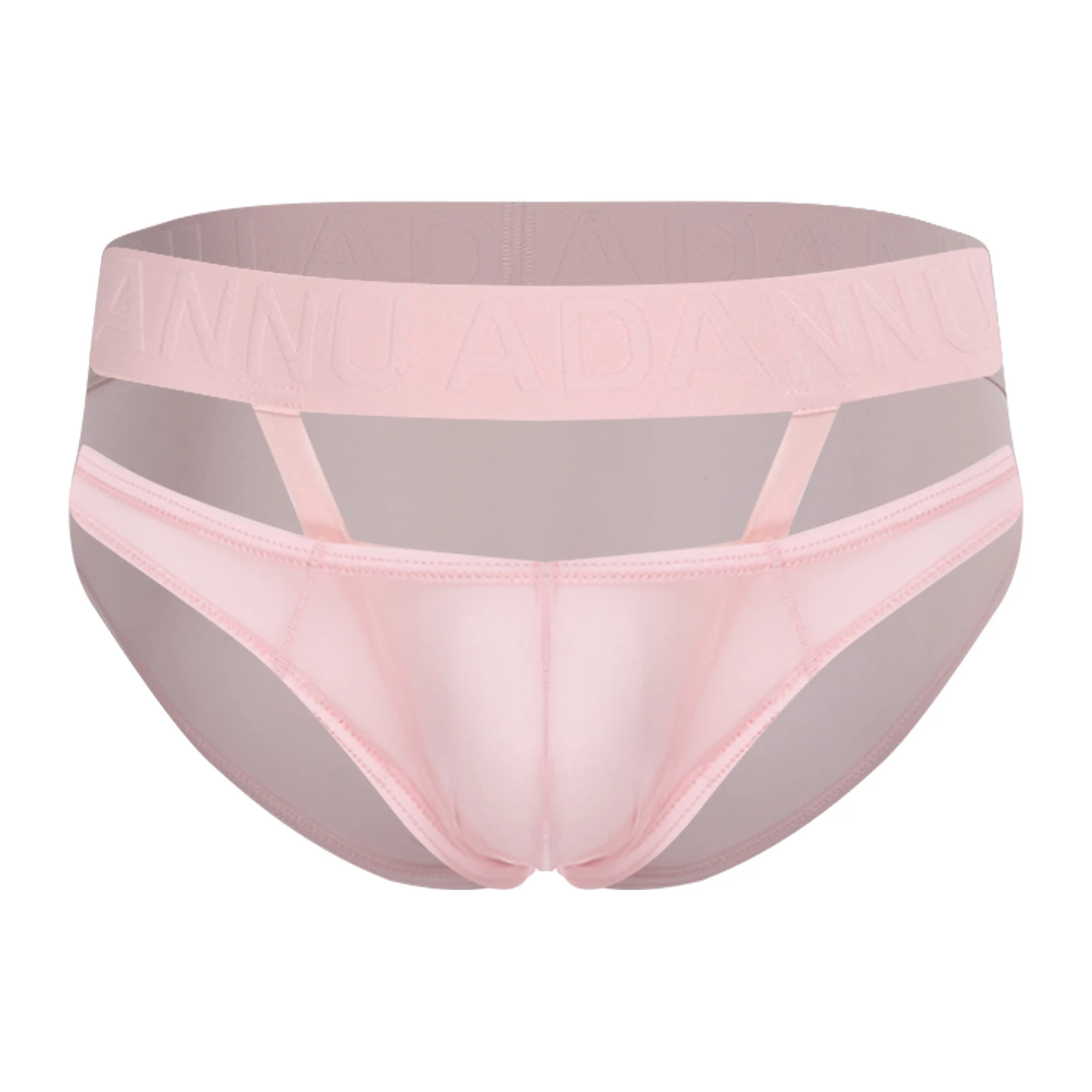 

Мужские сексуальные прозрачные сетчатые трусы-брифы с буквенным принтом на поясе, низкой посадкой, вырезами и анатомическим мешочком, джокстрепы