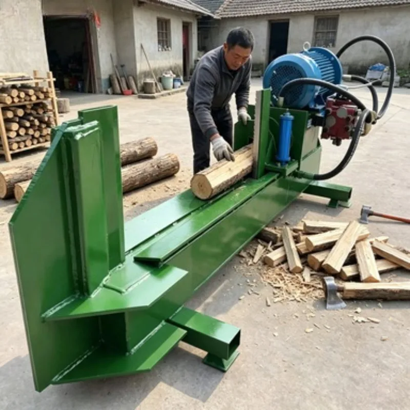 30 Ton Hydraulic Wood Splitter Electric Log Splitter Heavy Duty Firewood Cutting Machine for Commercial Forestry Equipment