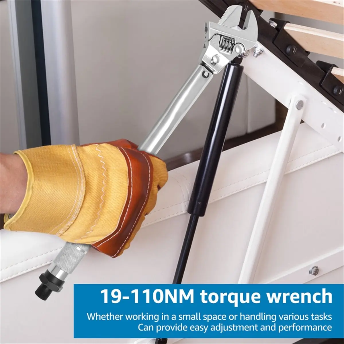 Toorise 19-110NM 43mm Adjustable Torque Wrench 4-in-1 Multi-Function Repair Tool