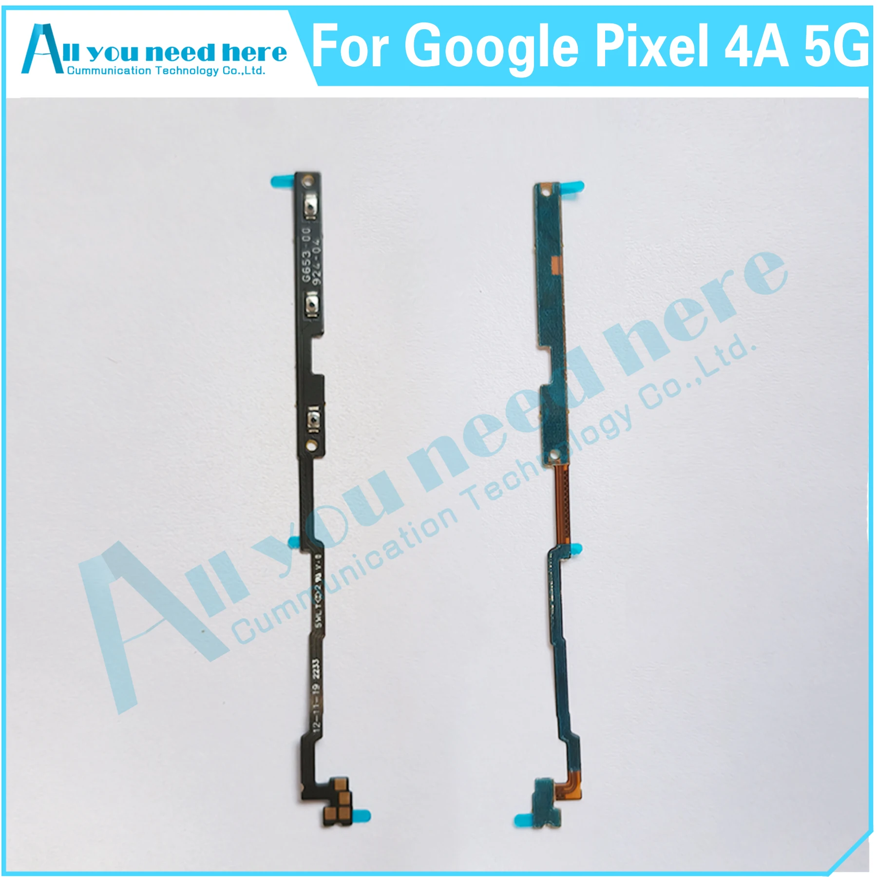 

For Google Pixel 4A 5G GD1YQ G025I Volume Side Power Button Switch Key Cable Flex ON OFF Cable Replacement