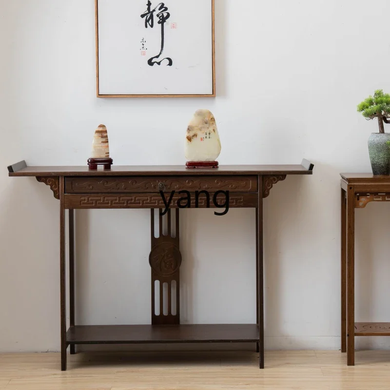 LH Chinese Art Rack Zen Antique Tea Room Shelf Antique Zisha Pot Display Rack