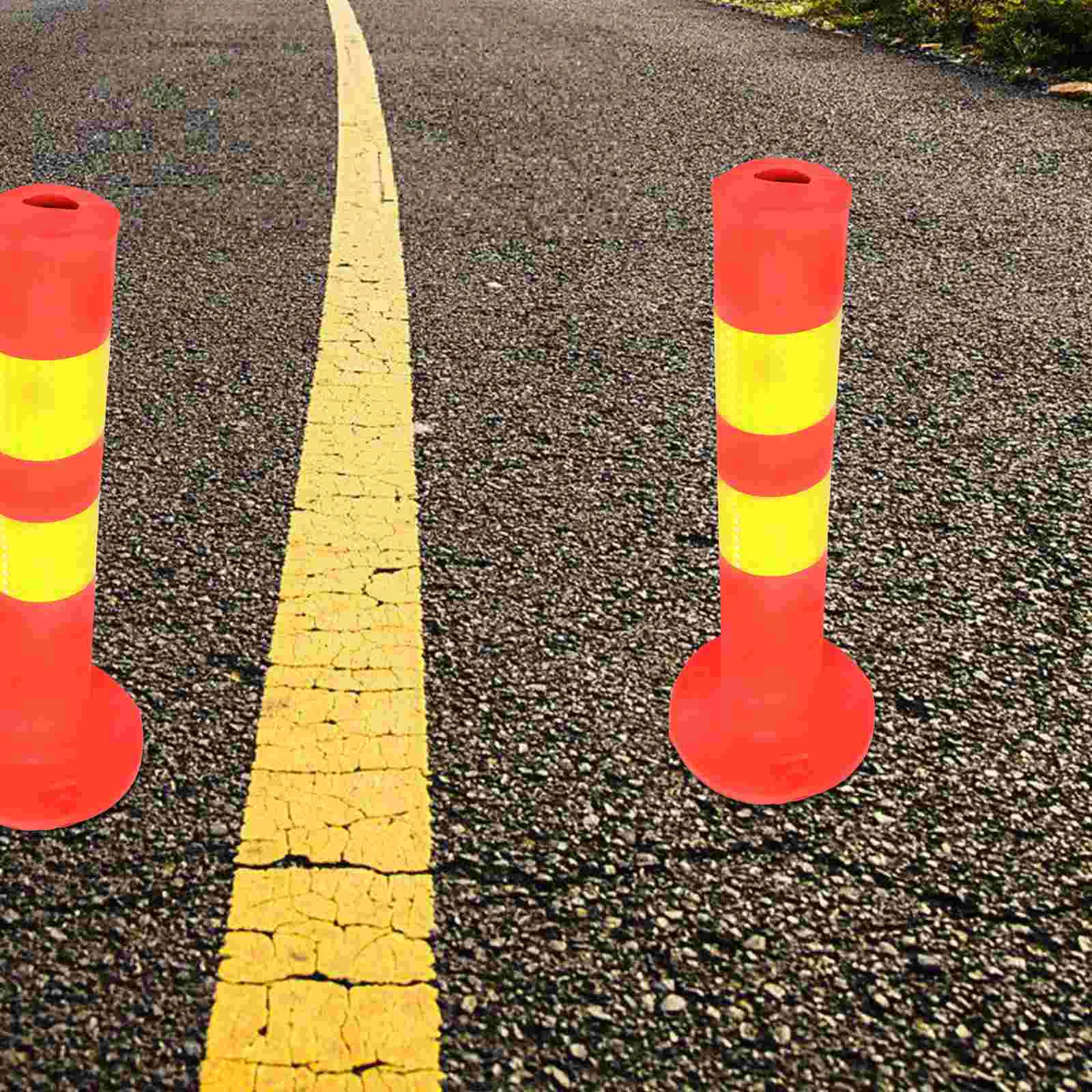 Traffic Cone Crash Column Delineator Poles Pu Road Safety Cones Parking Assistant for Garage