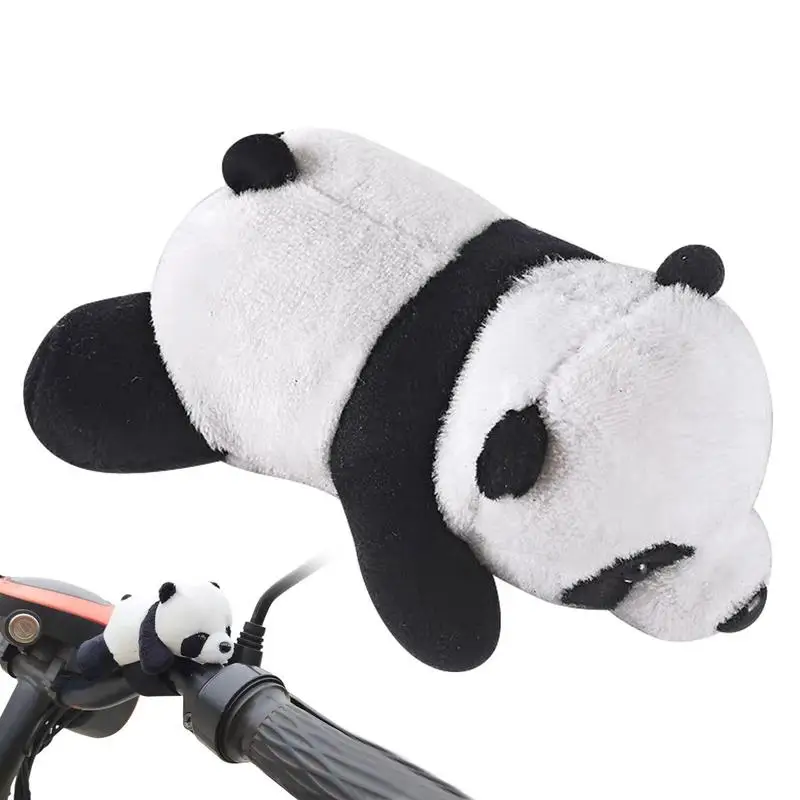 Panda Stuffed Animal Cute Plushies Cute Soft Decorative Creative Handcrafted Comfortable Stuffed Panda With Self Adhesive Strap