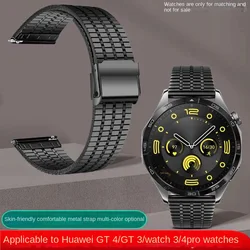 For Huawei GT4 GT3/2 watch3/4Pro Samsung Galaxy Smart watch Strap Quick Release Stainless steel metal men women watchband 20 22m