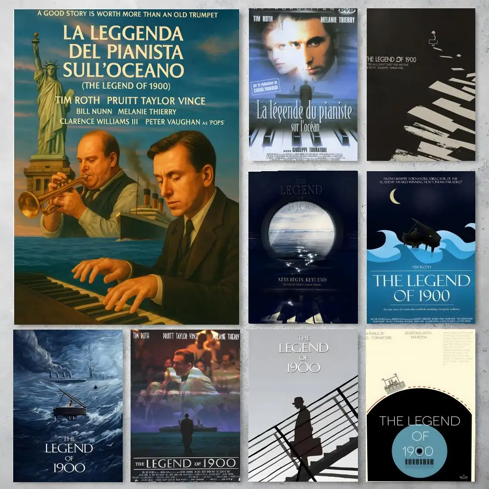 T-Legend 1900-S Poster impresso em tela, adequado para sala de estar, quarto, bar, salão, decoração de casa, presente