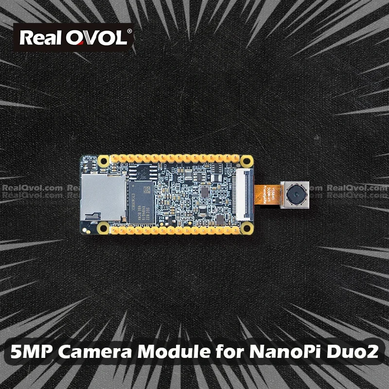 RealQvol FriendlyELEC ELEC 5MP Camera Module for NanoPi Duo2 QSXGA COMS OV5640 Chipset 2592x1944 720P@30fps