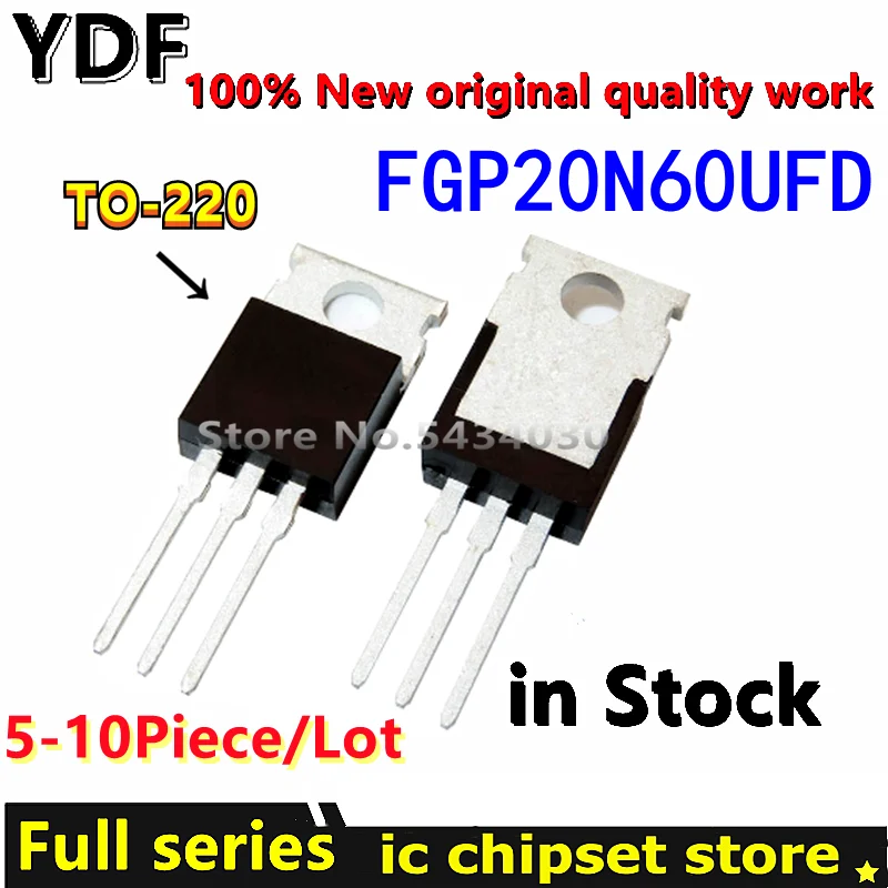 (5-10pcs) 100% New FGP20N60UFD FGP20N60 20N60UFD 20N60 TO-220 Chipset