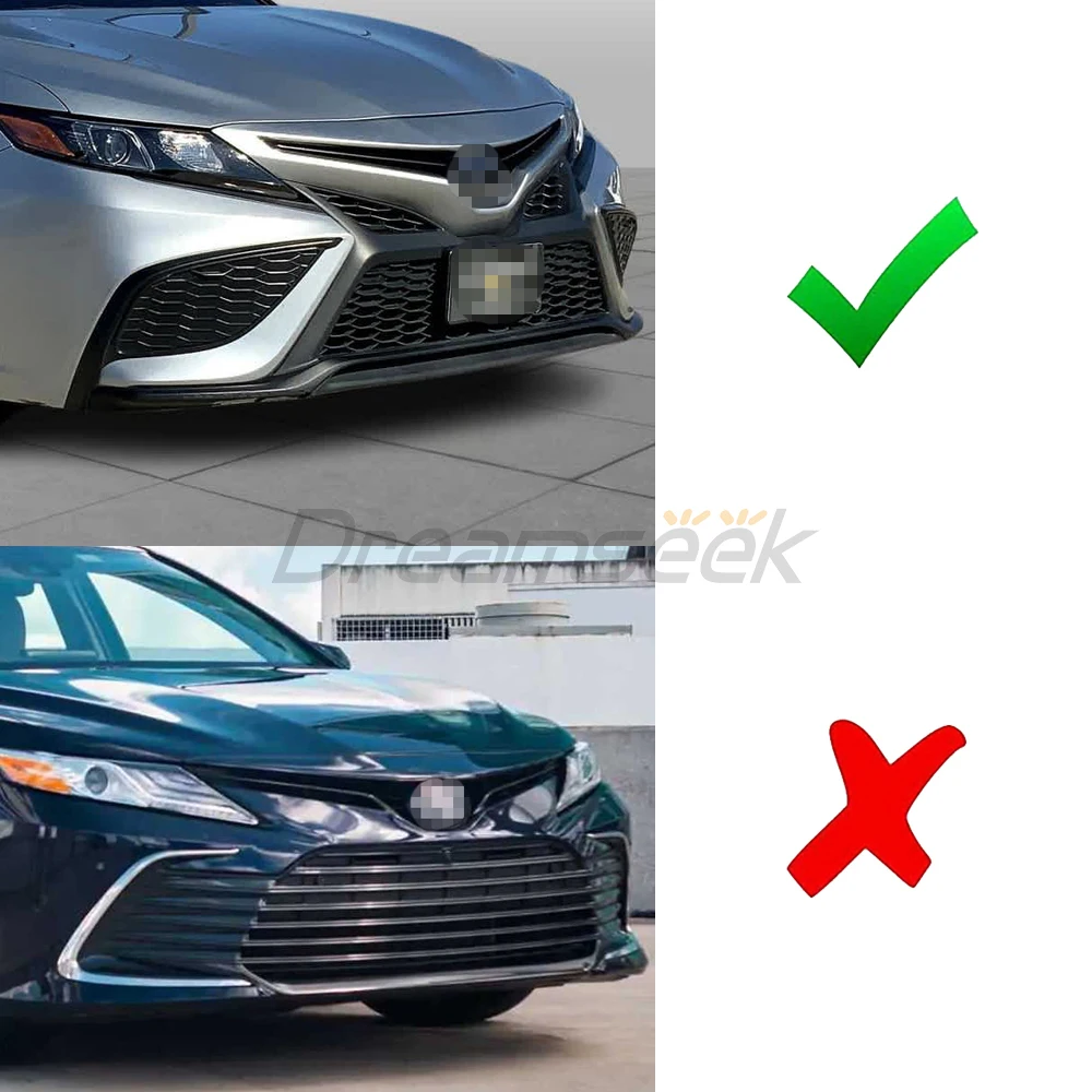 LED DRL For Toyota Camry SE / XSE XV70 2021+ Daytime Running Light Driving Fog Lamp W/ Sequential Dynamic Turn Signal 3 Colors