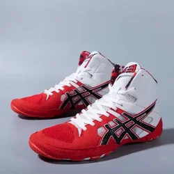 High Quality Mesh Breathable Boxing Sneakers Size 39-46# Professional Wrestling Boots Men's Lightweight  Fighting Boxing Shoes