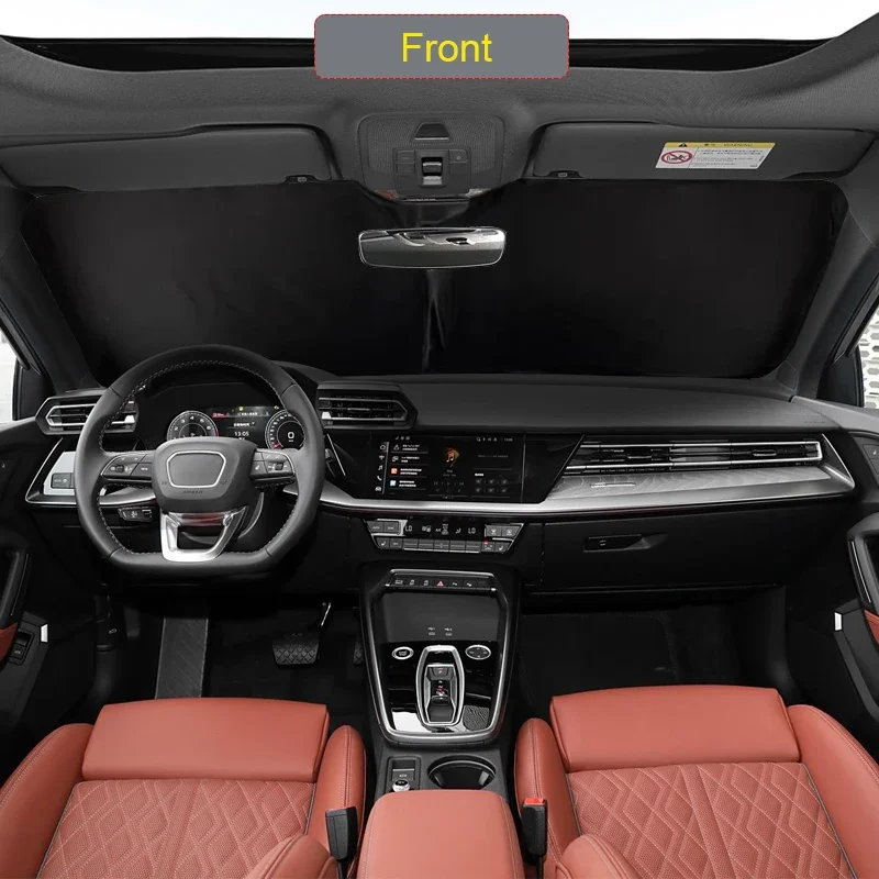 

Автомобильный анти-УФ- теплоизоляционный черный солнцезащитный козырек для конфиденциальности окон для AUDI A3 8Y 2021-2026, автозащитный чехол, аксессуары для интерьера