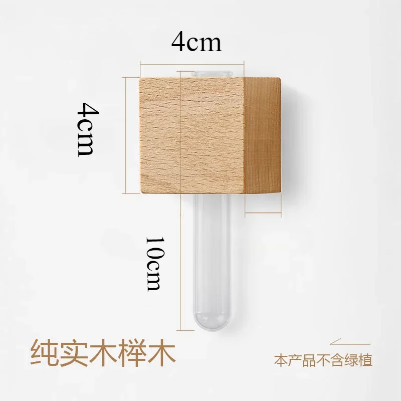 Refrigerator Stickers Test Tube Vase Home Decor Hydroponic Vase Living Room Wall Decoration Magnetic Vase