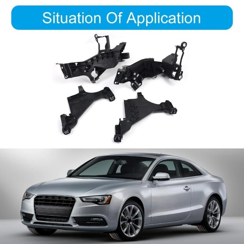 

Front Headlight Mount Guide Support Bracket Set Auto Accessories for 2012-2016 Support Plate Bracket Replacement H9EE
